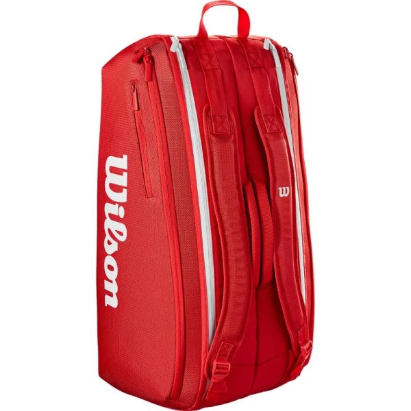 ساک تنیس ویلسون Wilson super tour bag red 2025 6R - Image 7