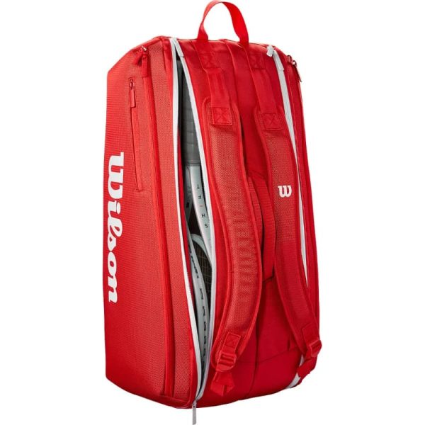 ساک تنیس ویلسون Wilson super tour bag red 2025 9R - Image 6