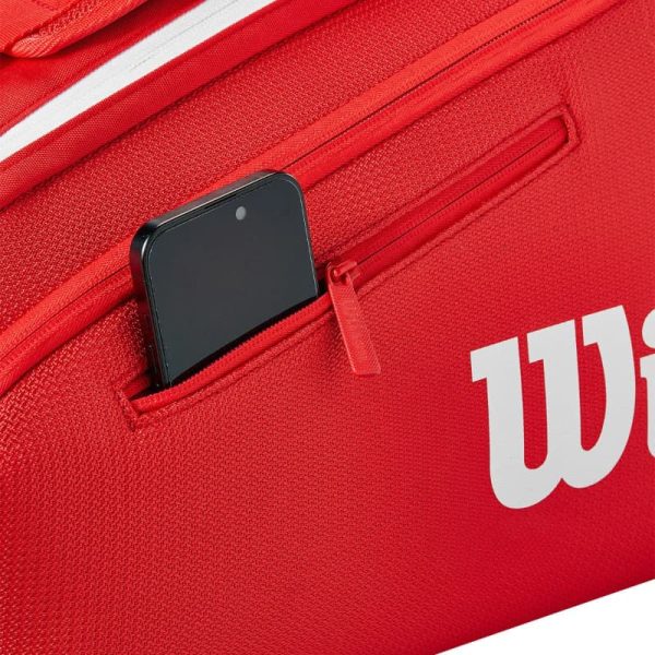 ساک تنیس ویلسون Wilson super tour bag red 2025 9R - Image 5