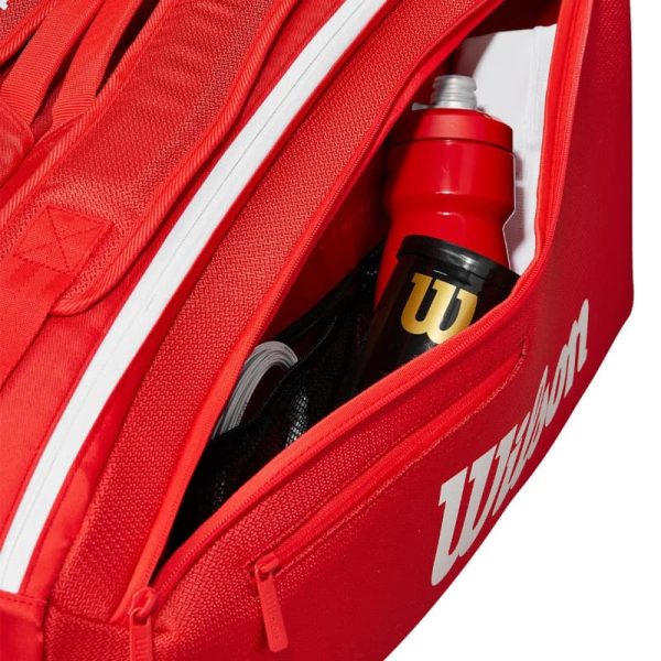 ساک تنیس ویلسون Wilson super tour bag red 2025 9R - Image 4