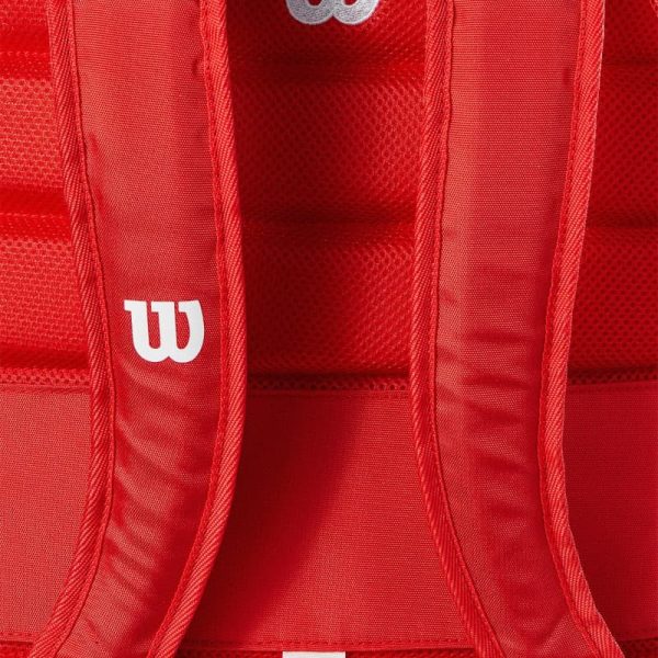 کوله پشتی تنیس ویلسون Wilson super tour red 2025 backpack - Image 3