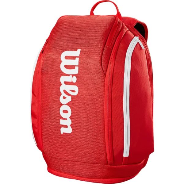 کوله پشتی تنیس ویلسون Wilson super tour red 2025 backpack - Image 10