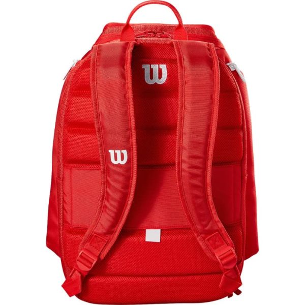 کوله پشتی تنیس ویلسون Wilson super tour red 2025 backpack - Image 9