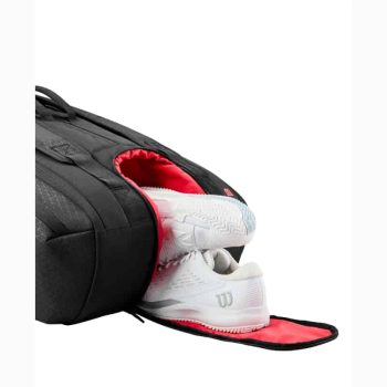 ساک تنیس ویلسون Clash V3 15PK Racquet Bag Black - Image 5