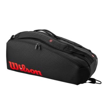 ساک تنیس ویلسون مدل Clash V3 6PK Racquet Bag Black - Image 7