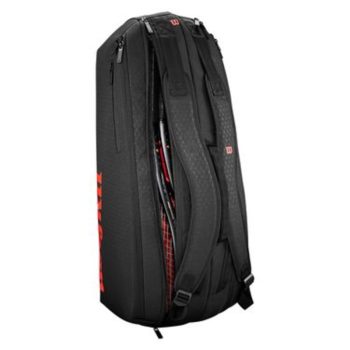 ساک تنیس ویلسون مدل Clash V3 6PK Racquet Bag Black - Image 5